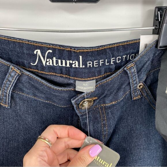 Natural Reflections Women’s Classic Straight Jeans size 8 - Picture 2 of 4